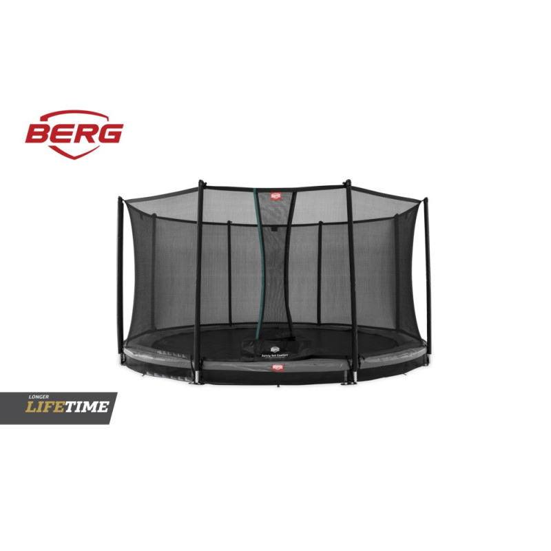 Trampoline BERG InGround Favorit Grey + Safety Net Comfort